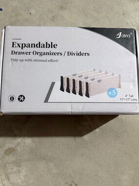 NEW IN BOX | JONYJC Drawer Dividers Organizer 6 Pack